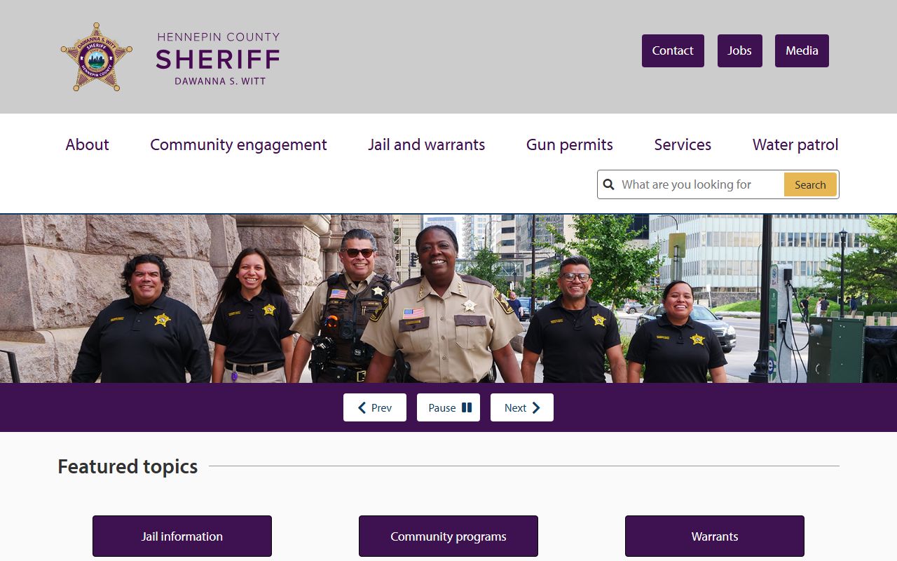 Hennepin County background check - sheriff's office website